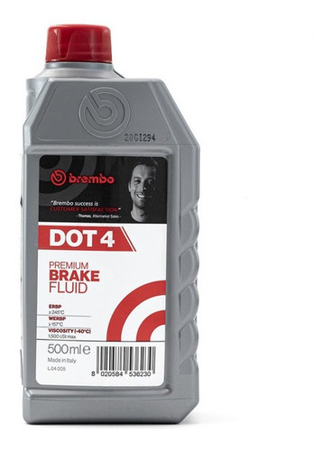 Liquido De Frenos Brembo Dot 4 500ml