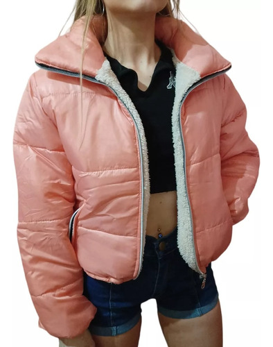 Campera Puffer Coral Talle 4