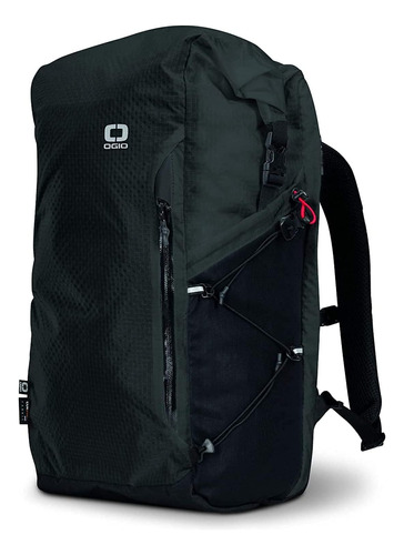 Ogio Fuse Mochila Ligera (25 Litros, Negra, Tapa Enrollable)