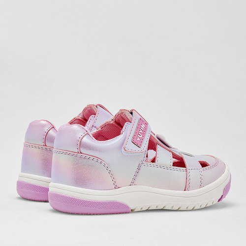 Yuyin Sandalia Para Niña Rosa Tornasol, Cod. 125973-c