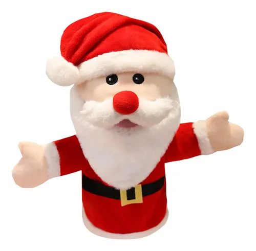 Juguetes De Marionetas De Mano De Papá Noel Con Personajes D