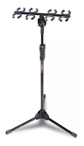 Suporte Pedestal Expositor Para 8 Microfones Ibox Sm8 Preto