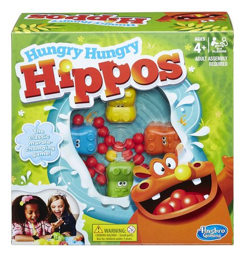 Hasbro Gaming Elefun & Friends Hungry Hungry Hippo Juego De