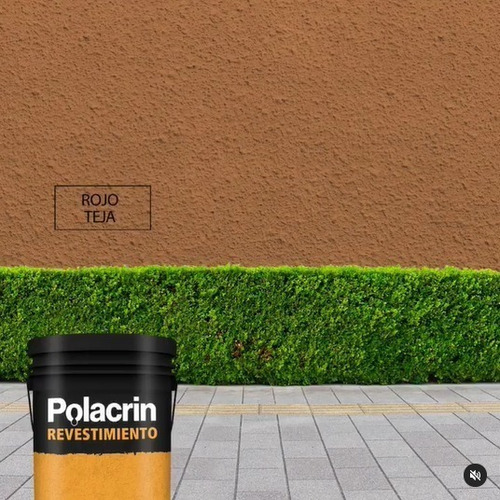 Imagen 5 de 10 de Revestimiento Medio Acrilico Texturado 25kg Polacrin Ext Int