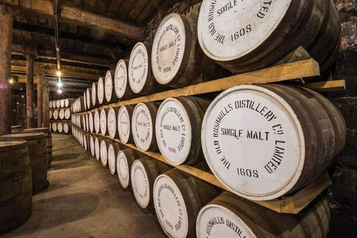 Imagen 9 de 10 de Whisky Bushmills 21 Años Single Malt 700ml En Estuche