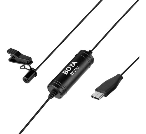 Boya Usb Tipo-c Omnidireccional Lavalier Microfono, Micro...