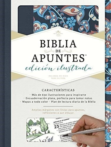 Libro: Rvr 1960 Biblia De Apuntes, Edición Ilustrada, Tela Y