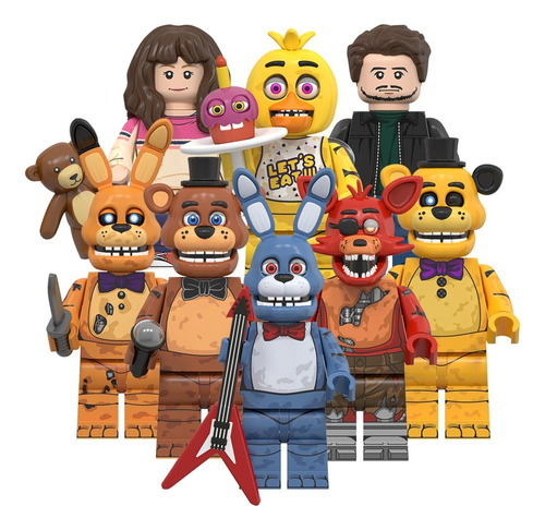 Five Nights At Freddy's 8 Figuras Didácticas 4,5cm