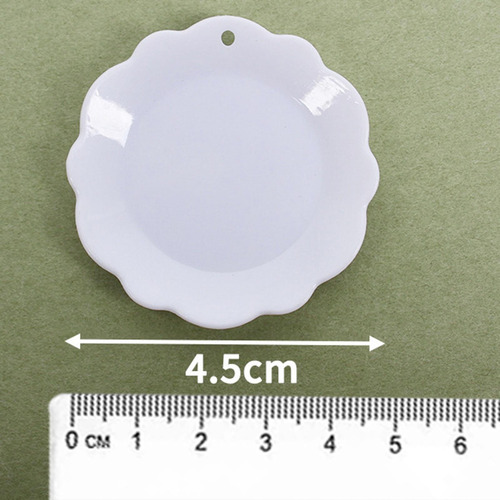 Bandeja De Platos En Miniatura Para Casa De Muñecas, 4,5 Cm