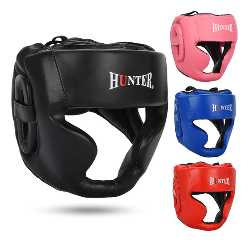 Casco Para Boxeo Hunter Ajustable, Talla S/m, Negro