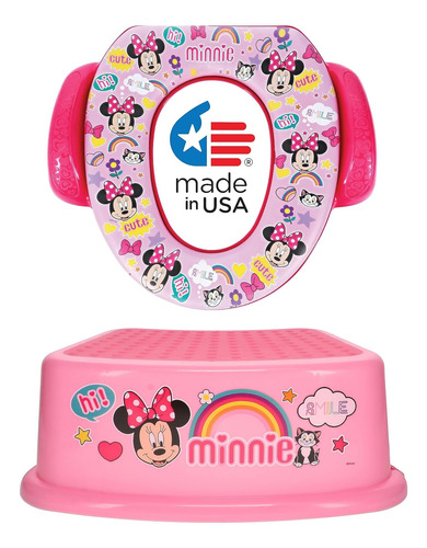 Disney Minnie Mouse Juego  Entrenamiento Esencial Para Baño