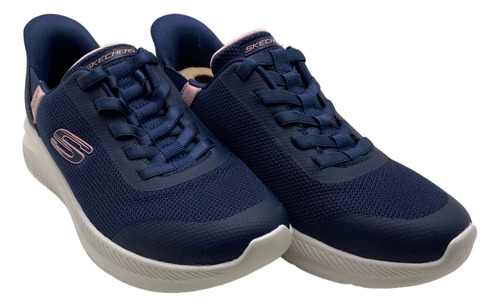 Tenis Skechers Swift Fit Memory Foam Para Mujer Talla 24 Y 25cm 897930/nvy