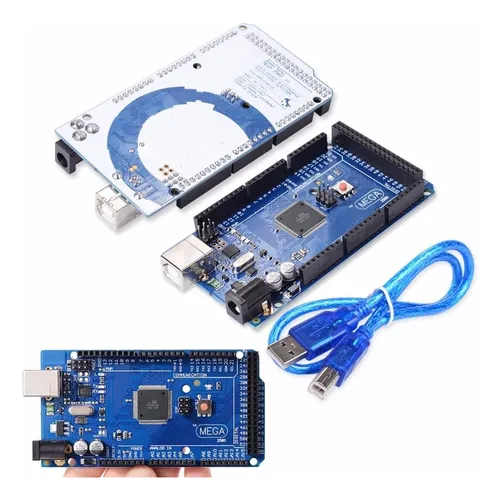 Placa Mega 2560 16au Robotica Compatible Con Arduino+ Cable