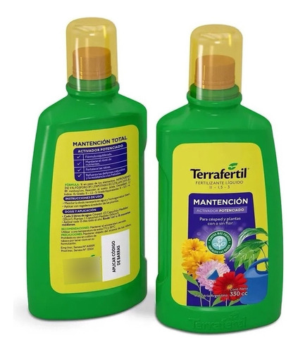 Terrafertil Fertilizante De Mantención Potenciado 750cc