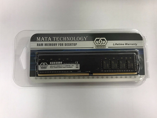 Imagen 2 de 2 de Rápida Memoria Ram Ddr4 Nuevo 4gb 2400mhz Para Escritorio