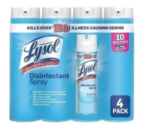 Lysol Desinfectante X4 19 Oz - L a $19500