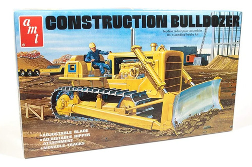 Maquina De Construccion Bulldozer Amt Escala 1/25 Para Armar