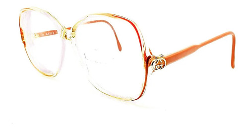 Lente Óptico Gucci Gg2103 Oversized Transparent Pink Italy M