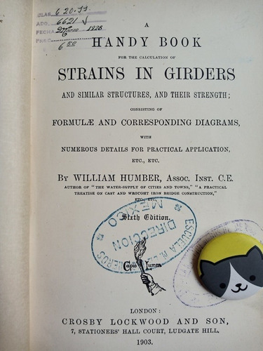 Libro Calculation Of Strains In Girders 116p1