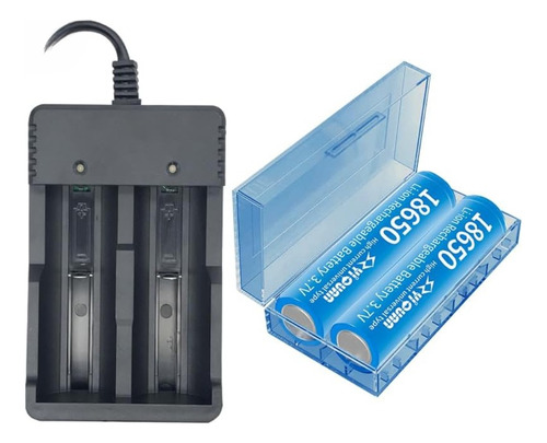 Cargador De Pilas Recargables Usb Litio 18650 21700 Aa Aaa