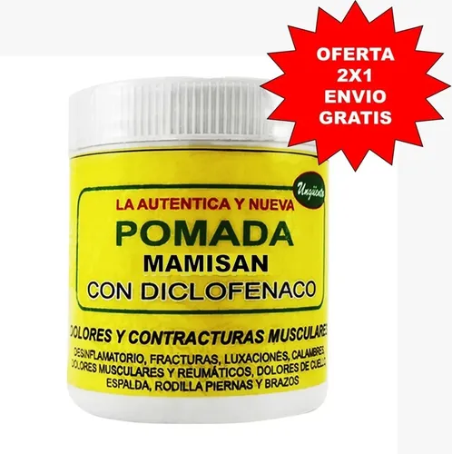 Para Que Es Buena La Pomada Mamisan Pomada Mamisan 125 Gr. Crema Y Original Dolores Contracturas | Meses