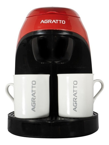 Cafeteira Elétrica Filtro Agratto Aroma 2 Canecas Café Cor Vermelho 220V