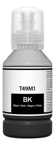 Botella De Tinta Epson T49m120 Negro 140 Ml Sublimación