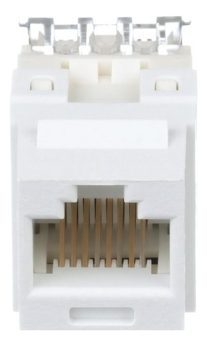 Panduit Jack 5 Piezas Cat 6 Tipo Keystone Rj-45, Blanco