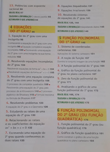A Conquista Da Matemática 9 - Livro De Giovanni & Castrucci - Editado Em 2012 (Usado)