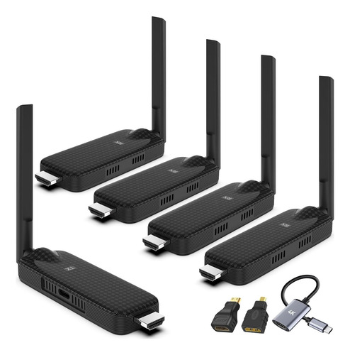Extensor Inalámbrico Hdmi 4 Receptor Y Transmisor Usb-c De L