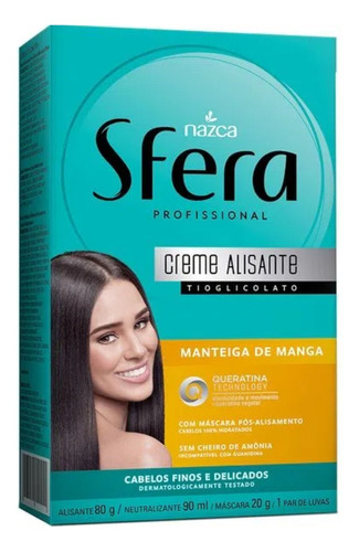 Creme Alisante Manteiga De Manga Nazca Sfera 190 Ml