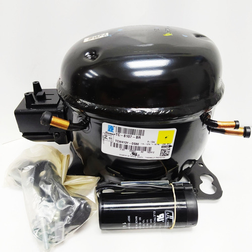 Imagen 1 de 4 de Compresor Tecumseh 1/3 Hp Baja 1150 Btu/h R-134z 110v 60 Hz