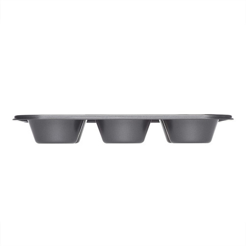 Lata Molde Antiadherente 12 Cupcakes Mini Muffins 25x19cm Color Gris / Bb3002