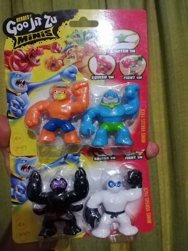 Goo Jit Zu Minis 4 Pack Pantaro, Scorpius Y Más