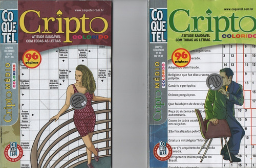 10 Palavras Cruzadas Cripto Nível Médio Coquetel Não Repeti