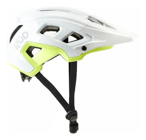 Casco Bicicleta Mtb Enduro Xco Gud Volcano Ciclismo Color Blanco Talle L