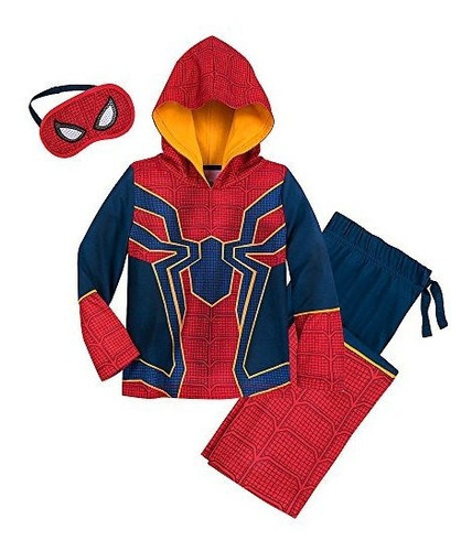 Marvel Spider-man Traje De Dormir Iluminado En La Oscuridad