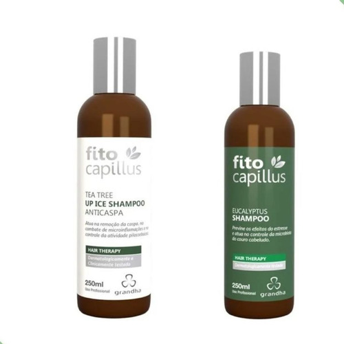 Shampoo Tea Tree E Shampoo Eucalyptus Grandha Kit Especial!!