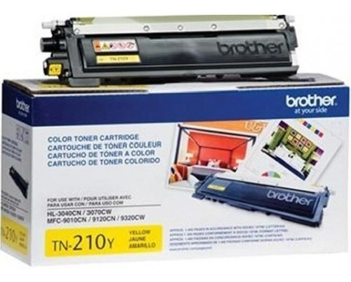 Cartucho Original,toner Brother Tn-210y Amarillo Pag-1,400 