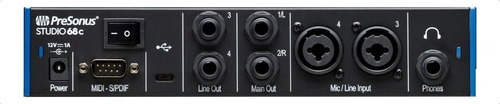 Interfaz de audio PreSonus Studio 68c 127V