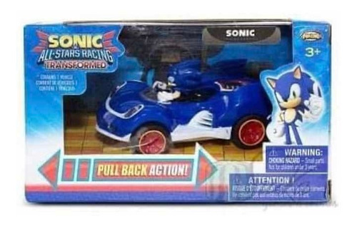 Carro Sonic The Hedgehog All Star Racing Pullback 10 Cm