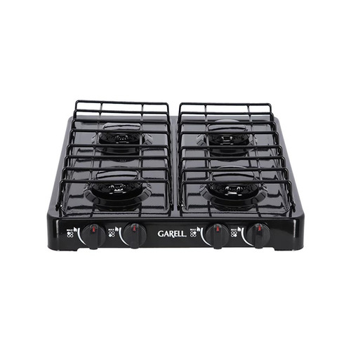 Imagen 1 de 4 de Parrilla a gas Garell PM4QC-N negra