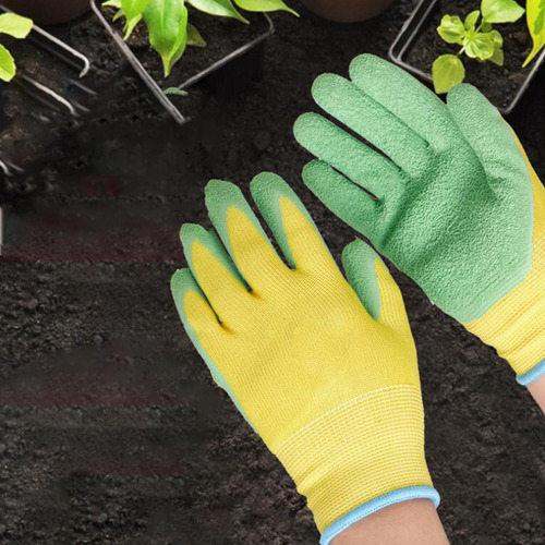 Luvas De Jardinagem Infantil Laváveis Para 2 A 8 Idades B