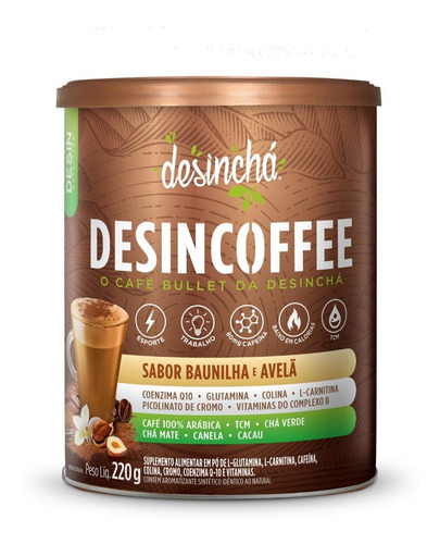 Desincoffe - Café Termogênico - Sabores - Desinchá 220g