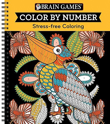 Brain Games® Color By Number Stressfree Coloring (orange)