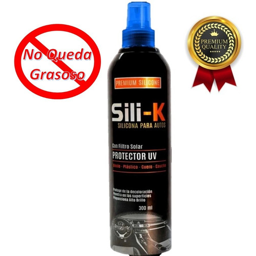 Silicona Restauradora Premium No Grasosa Olor A Nuevo 300 Ml