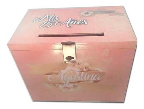 Imagen 1 de 9 de Urna Buzón Madera Boda 15 Años Cumples Personalizado Cuotas