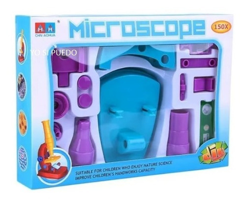 Microscopio Para Niños De Plástico Didáctico