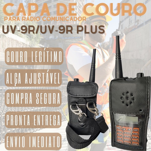 Kit 4 Capas Para Haiz E Baofeng Radio Uv9r 9r Plus Alça Clip