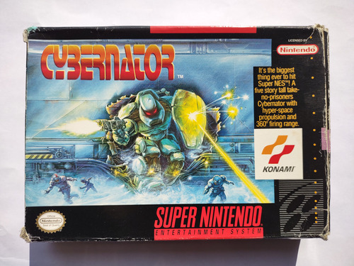 Cybernator Super Nintendo Snes 